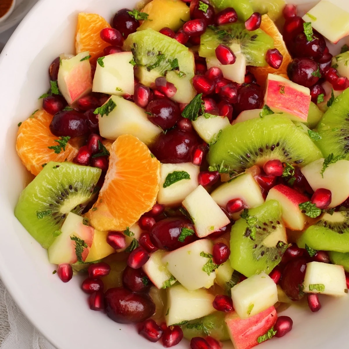 Winter Fruit Salad Honey Lime