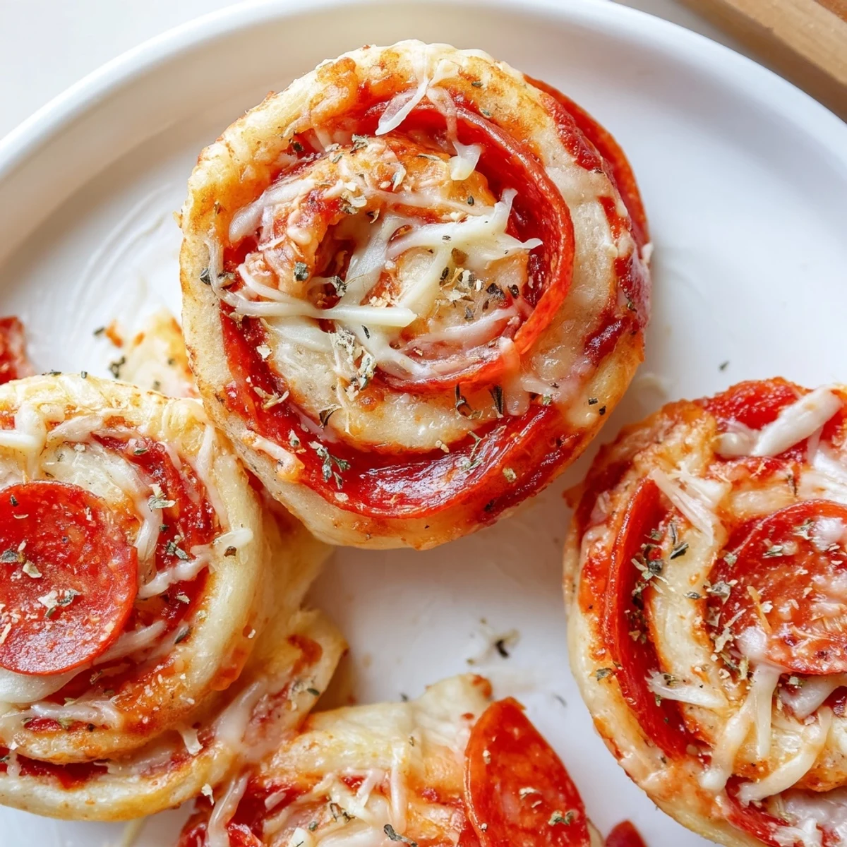 Warm Gluten Free Pizza Rolls Snack, soft dough, tangy marinara for dipping